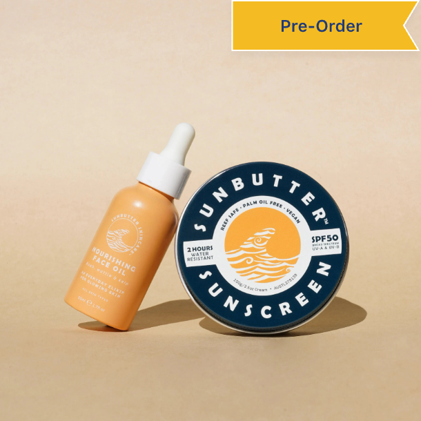 Everyday Face Oil & Sunscreen Bundle SunButter Skincare 