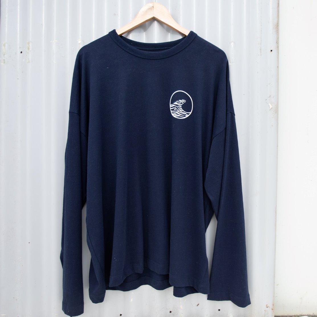 Long-sleeved Navy Tee SunButter Skincare 