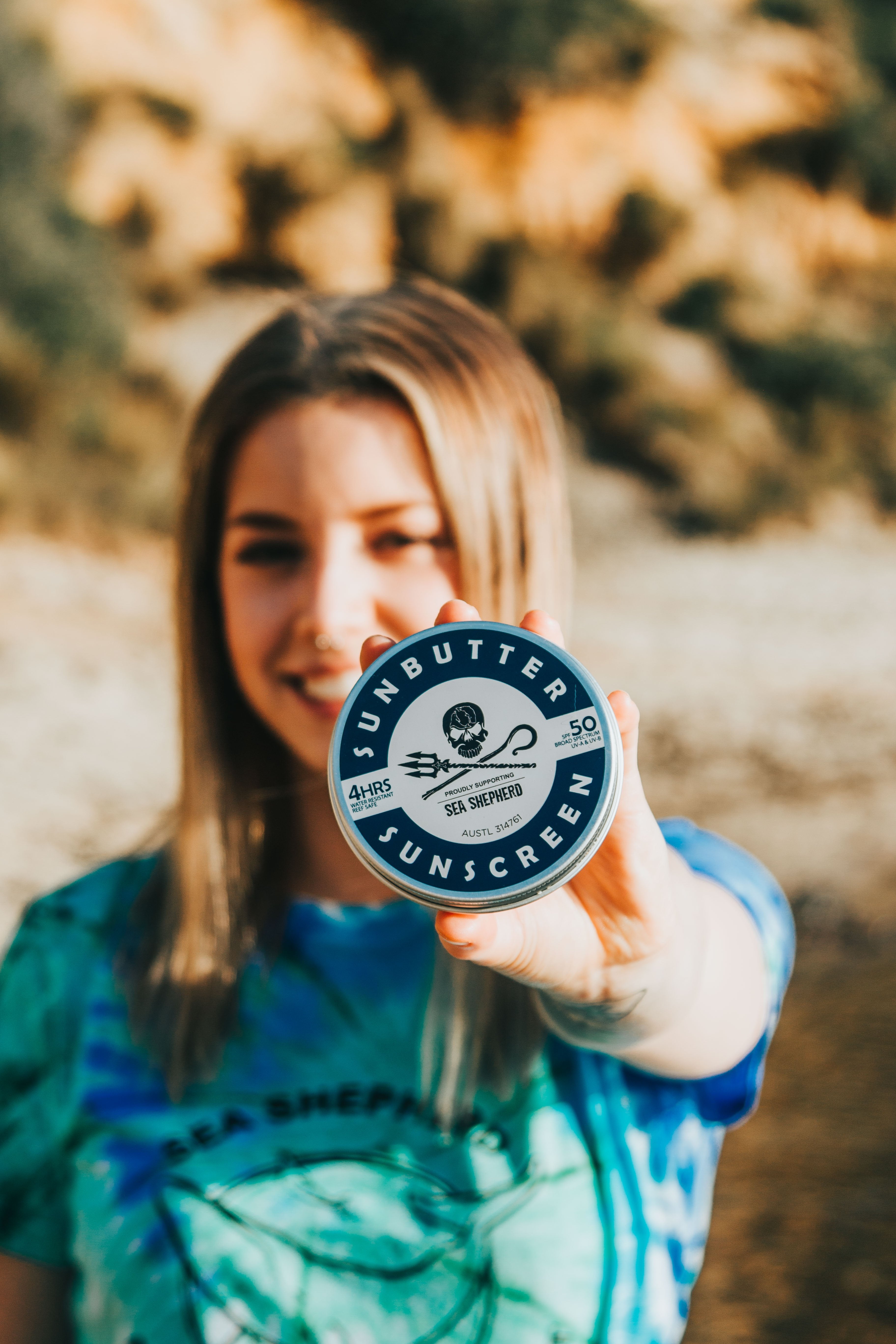 SEA SHEPHERD SPF50 Reef Safe Sunscreen SunButter Oceans 